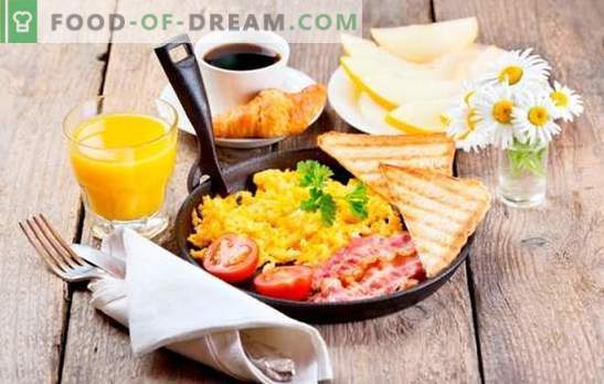 Ko gatavot brokastīm ātri un garšīgi: veselīgas maltītes katru dienu. Ātrās receptes ēdienkartei no vienkāršākajiem produktiem