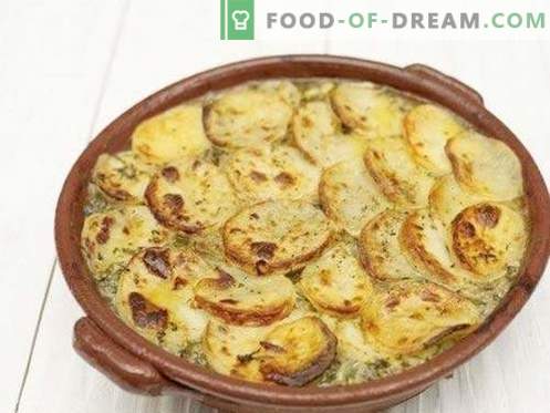 Kartupeļi franču valodā - labākās receptes. Kā pareizi un garšīgi pagatavot kartupeļus franču valodā.