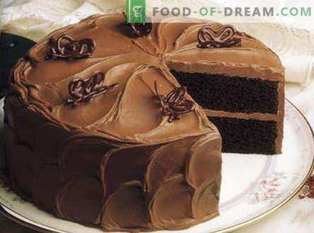 Melnā kūka - labākās receptes. Kā pareizi un garšīgi gatavot melno kūku.
