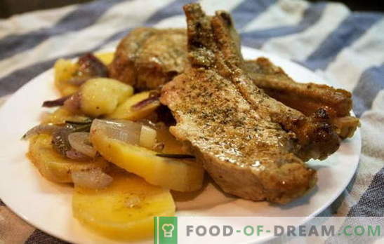 Ribas ar kartupeļiem lēnā plītī - vienkāršs, sulīgs ēdiens. Receptes ribām ar kartupeļiem lēni plīts
