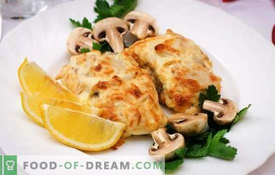 Menca ar sieru ir maiga zivs ar apetīti. Vienkāršas un oriģinālas mencu siera receptes