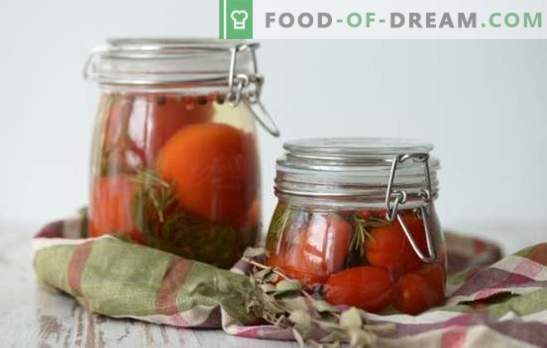 Marināde tomātiem - tomātu pagatavošanas galvenais varonis! Receptes gardiem marinādēm tomātiem: ar etiķi, aspirīnu, degvīnu