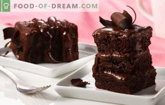 Домашна шоколадова торта - съблазнителен десерт! Обикновени рецепти за шоколадови торти с готови сладкарски изделия, желе