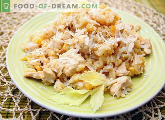Risotto de pollo - las mejores recetas. Cómo cocinar adecuadamente y sabroso el risotto con pollo.