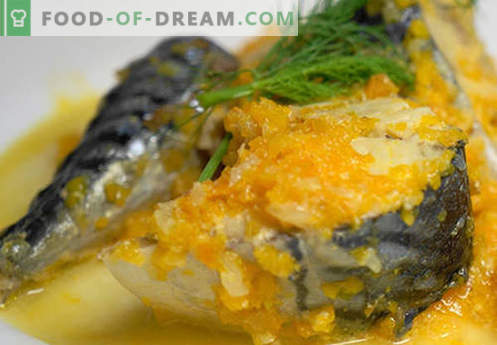 Makreles sautējums - labākās receptes. Kā pareizi un garšīgi gatavot makreles sautējumu.