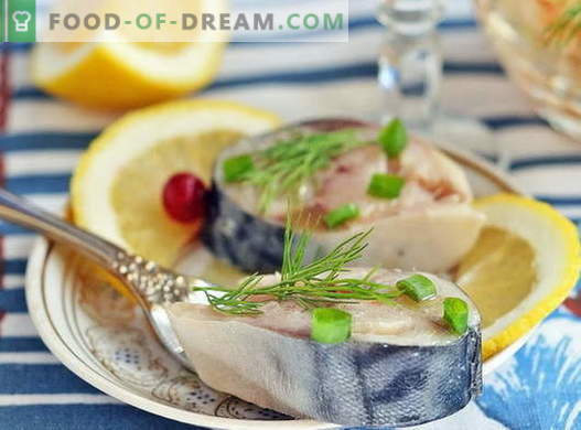 Marinētas makreles - labākās receptes. Kā marinēt makreles mājās.
