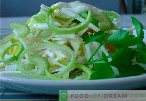 Selerijas un ābolu salāti ir labākās receptes. Kā pareizi un garšīgi pagatavot seleriju salātus ar ābolu.