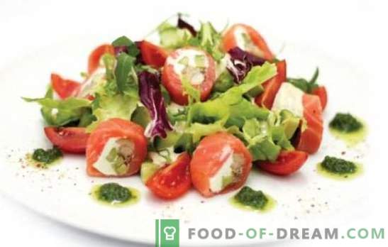 Kūpināts tomātu salāti - kūpinātas uzkodas! Receptes gardiem salātiem ar kūpinātajiem tomātiem visiem gadījumiem