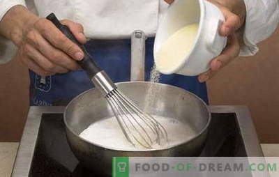Hoe griesmeel smakelijk koken? We weten het! Hoe en hoeveel griesmeel te koken met melk, water, fruit, pompoen, vlees, dooier, chocolade