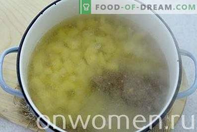 Zuppa con gnocchi